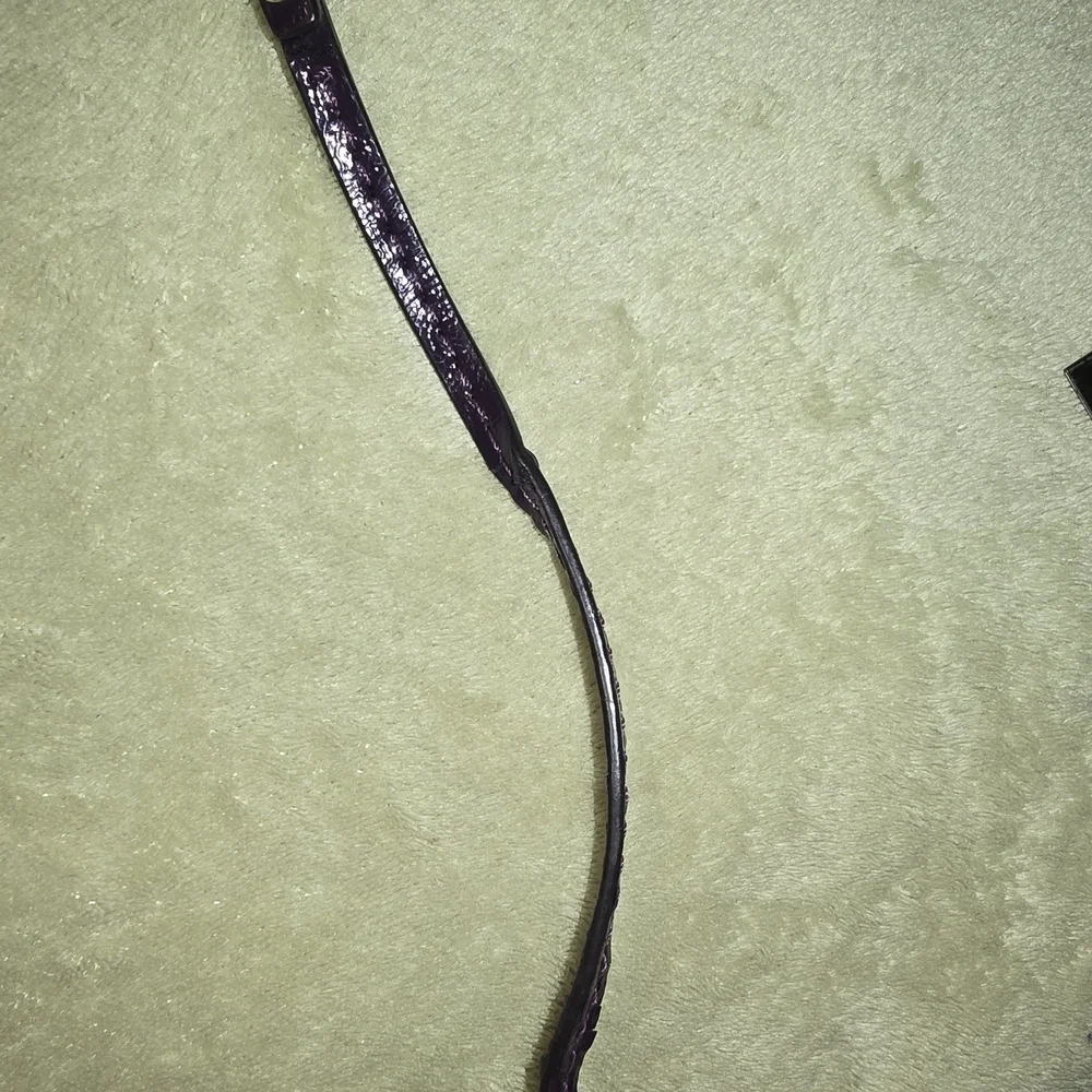 Coach Signature Wristlet Brown and Purple